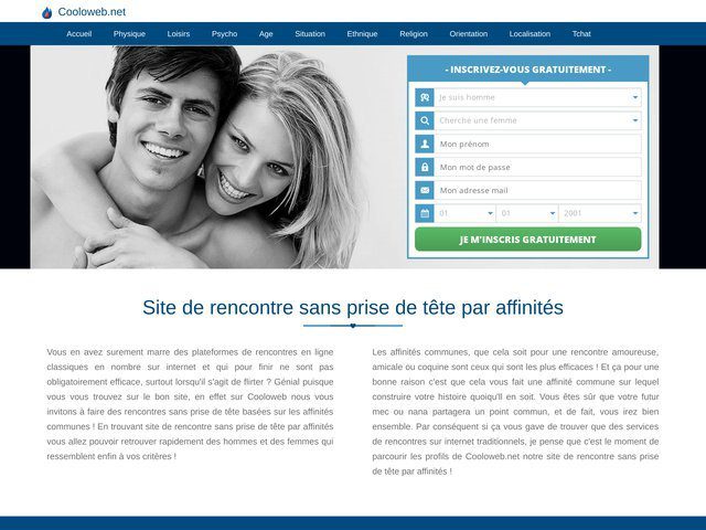 cooloweb.net : Site de rencontre par affinités