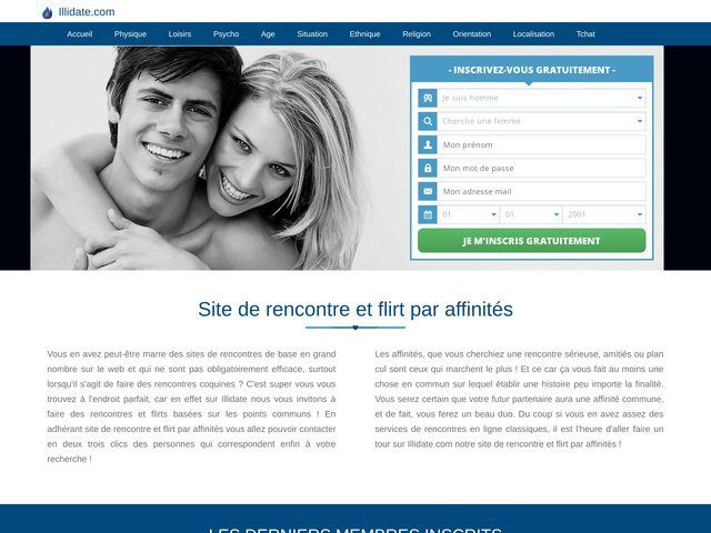 illidate.com : Site de rencontre par affinités