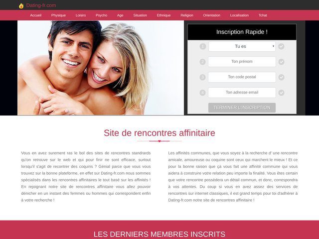 rencontres.dating-fr.com : Site de rencontre par affinités